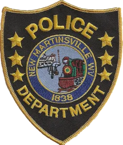 New Martinsville, WV Police Department Shield. Circa 1838.